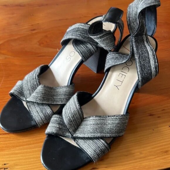 Sole society Josey Block heel sandals - womens size 9 - Picture 4 of 11